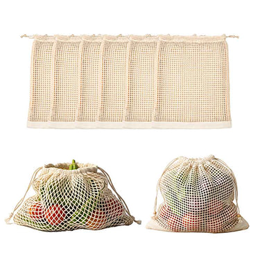 Wrapzy Cotton Mesh Produce Bags - Wrapzy
