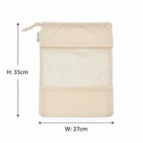 Wrapzy Cotton Drawstring Vegetable Bags - Wrapzy