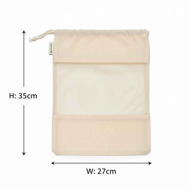 Wrapzy Cotton Drawstring Vegetable Bags - Wrapzy