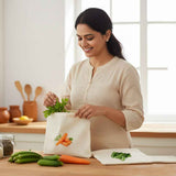 Wrapzy Cotton Vegetable Bags - Wrapzy