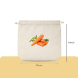 Wrapzy Cotton Mesh Vegetable Bags - Wrapzy