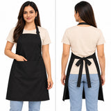 Wrapzy Solid Waterproof Kitchen Apron - Wrapzy