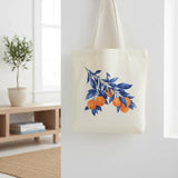 Wrapzy Blue Citrus Tote Bag - Wrapzy