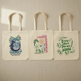 Wrapzy Tote Trio — Nature | 3 Nature Print Canvas Tote Bags - Wrapzy