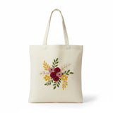 Wrapzy Floral Embroidery Tote Bag - Wrapzy