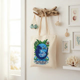 Wrapzy Fish Canvas Tote Bag - Wrapzy