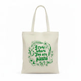 Wrapzy Planted Canvas Tote Bag - Wrapzy