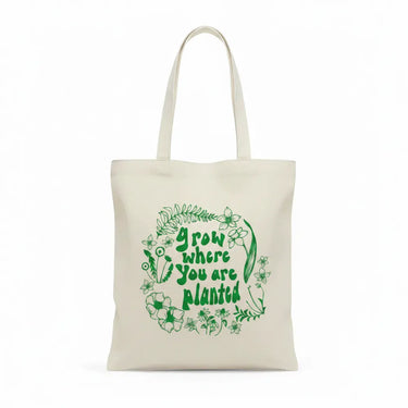Wrapzy Planted Canvas Tote Bag - Wrapzy