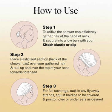 Wrapzy Waterproof Shower Cap - Wrapzy