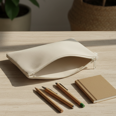 Wrapzy Canvas Zipper Pouch - Wrapzy