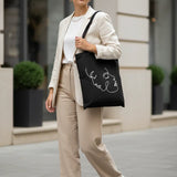 Wrapzy One Line Art Face Tote Bag - Wrapzy