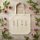 Wrapzy Pink Wildflower Tote Bag - Wrapzy