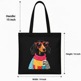 WRAPZY Black Canvas Tote Bag - Wrapzy