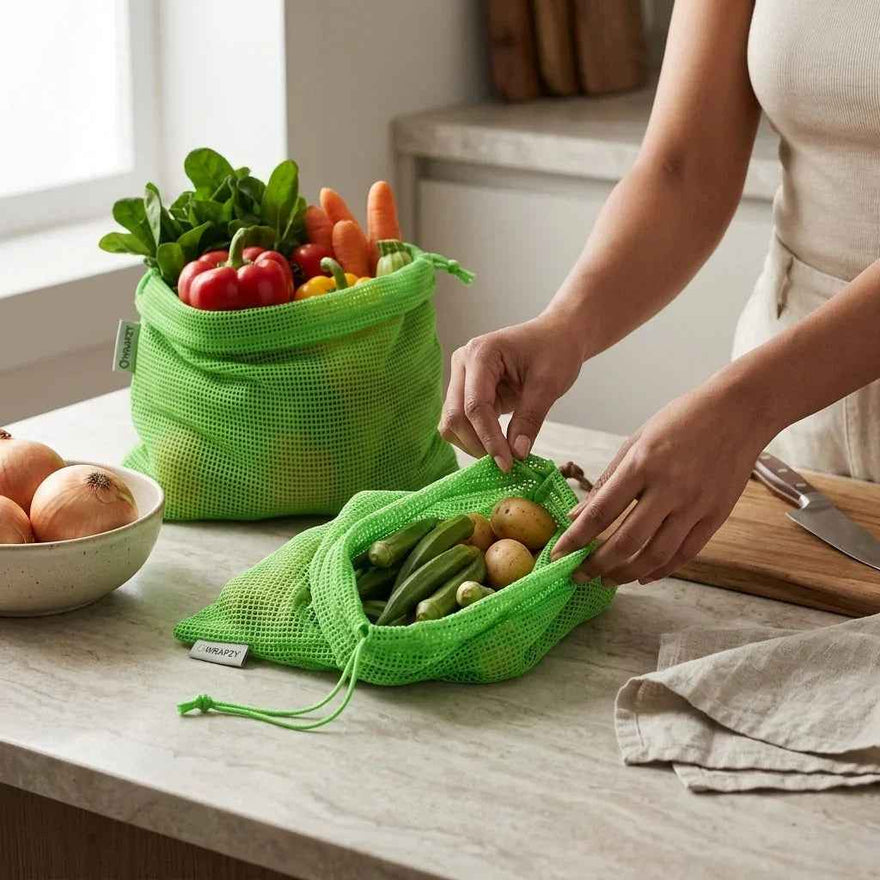 Why Use a Green Mesh Bag? 7 Reasons to Make the Switch - Wrapzy