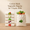 Cotton Mesh Vegetable Bags ke 7 Fayde — Plastic-Free Kitchen Guide 2026 - Wrapzy