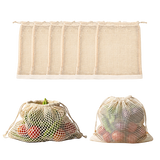 Wrapzy Cotton Mesh Produce Bags - Wrapzy