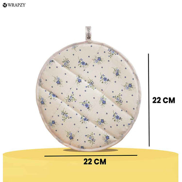 Wrapzy Floral Zip Roti Cover - Wrapzy