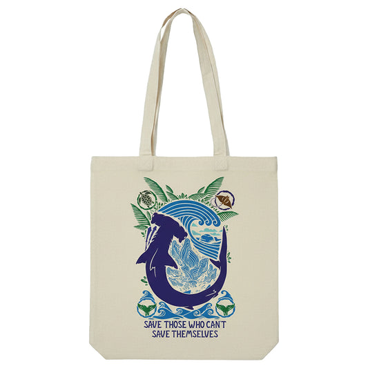 WRAPZY Premium Canvas Tote Bag for Women|Eco-Friendly, Reusable Tote Bag|Handbag for Women| Durable Shoulder Bag for Grocery, Travel, Work, School & Everyday Use | 16x14? (FISH, One Size)