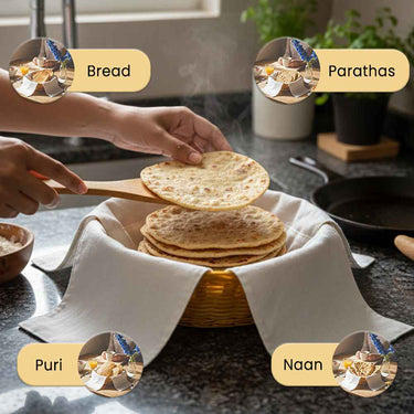 Wrapzy Double Layer Roti Cover - Wrapzy