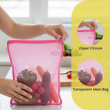 Wrapzy Nylon Net Vegetable Bags - Wrapzy
