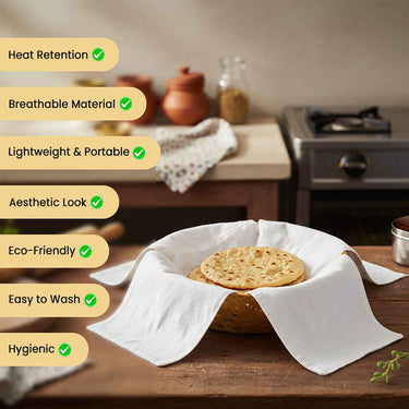 Wrapzy Double Layer Roti Cover - Wrapzy