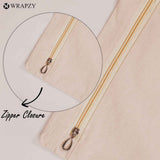 Wrapzy 100% Cotton Saree Cover with Zip - Wrapzy
