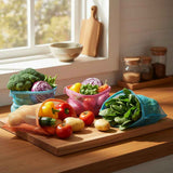 Wrapzy Nylon Net Vegetable Bags - Wrapzy