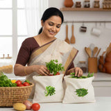 Wrapzy Cotton Vegetable Bags - Wrapzy