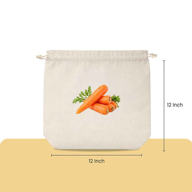 Wrapzy Cotton Mesh Vegetable Bags - Wrapzy
