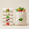 Wrapzy Cotton Mesh Vegetable Bags - Wrapzy