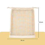 Wrapzy Cotton Mesh Produce Bags - Wrapzy
