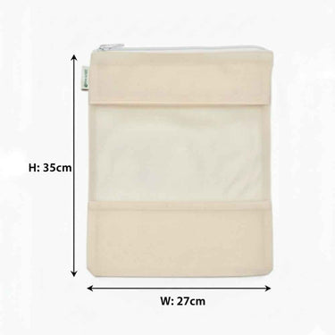 Wrapzy Cotton Net Zip Bags - Wrapzy