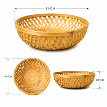 Wrapzy Handwoven Fruit Basket - Wrapzy