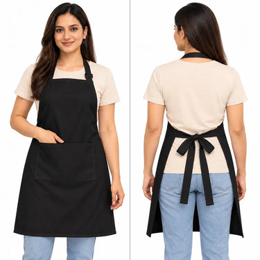 Wrapzy Solid Waterproof Kitchen Apron - Wrapzy