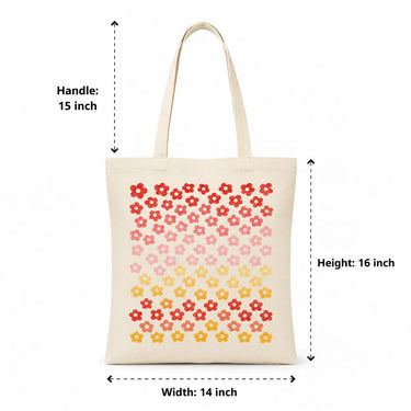 Wrapzy Daisy Bloom Tote Bag - Wrapzy