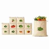 Wrapzy Cotton Vegetable Bags - Wrapzy