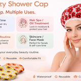 Wrapzy Waterproof Shower Cap - Wrapzy