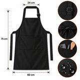 Wrapzy Solid Waterproof Kitchen Apron - Wrapzy
