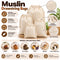 Wrapzy Muslin Drawstring Bags