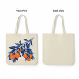Wrapzy Blue Citrus Tote Bag - Wrapzy