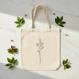 Wrapzy Botanical Stem Tote Bag - Wrapzy