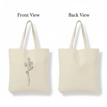 Wrapzy Botanical Stem Tote Bag - Wrapzy