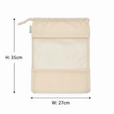 Wrapzy Cotton Net Drawstring Bags - Wrapzy