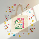 Wrapzy Kindness Canvas Tote Bag - Wrapzy