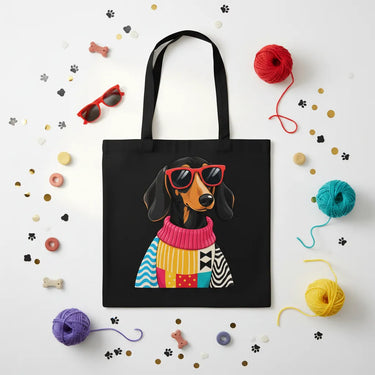 WRAPZY Black Canvas Tote Bag - Wrapzy