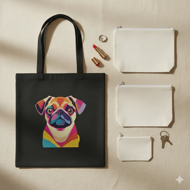 Wrapzy Gift Set — Tote + Pouch | Canvas Tote + Cotton Pouch - Wrapzy