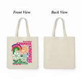 Wrapzy Kindness Canvas Tote Bag - Wrapzy