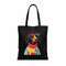 WRAPZY Black Canvas Tote Bag - Wrapzy