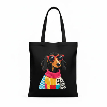WRAPZY Black Canvas Tote Bag - Wrapzy