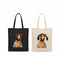 Wrapzy Tote Duo — Bold | 2 Bold Print Canvas Tote Bags - Wrapzy